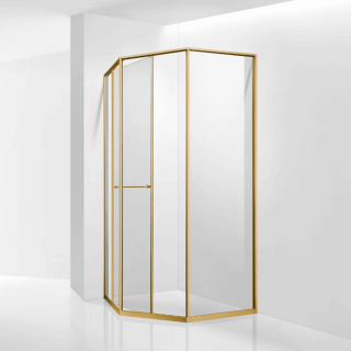 Душевой уголок RGW SV-82Gb "L" 33328299-16L 90x90 см брашированное золото